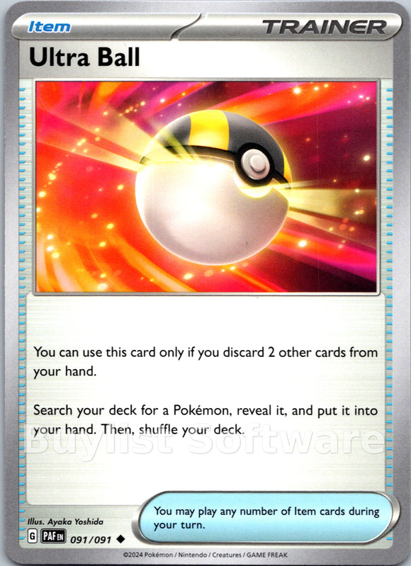 Ultra Ball [091/091] [Paldean Fates]