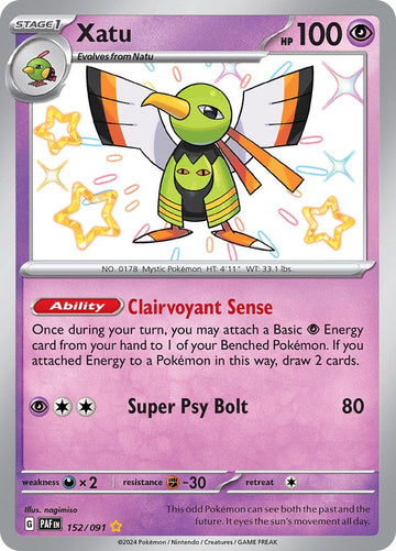 Xatu [152/091] [Paldean Fates] Holofoil