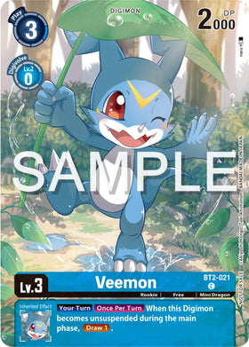 Veemon (Digimon Illustration Competition Pack 2023) [BT2-021] [Release Special Booster 1.0]