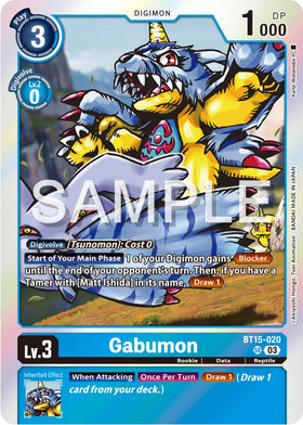 Gabumon [BT15-020] [Exceed Apocalypse] Foil