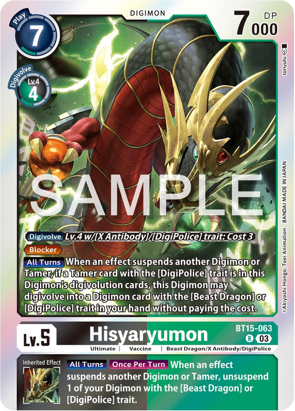 Hisyaryumon [BT15-063] [Exceed Apocalypse] Foil