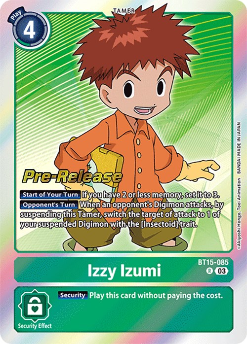 Izzy Izumi [BT15-085] [Exceed Apocalypse Pre-Release Cards] Foil