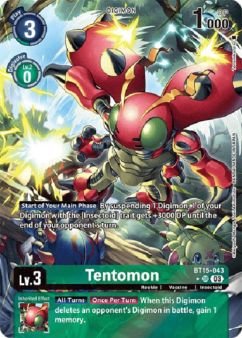 Tentomon (Alternate Art) [BT15-043] [Exceed Apocalypse] Foil