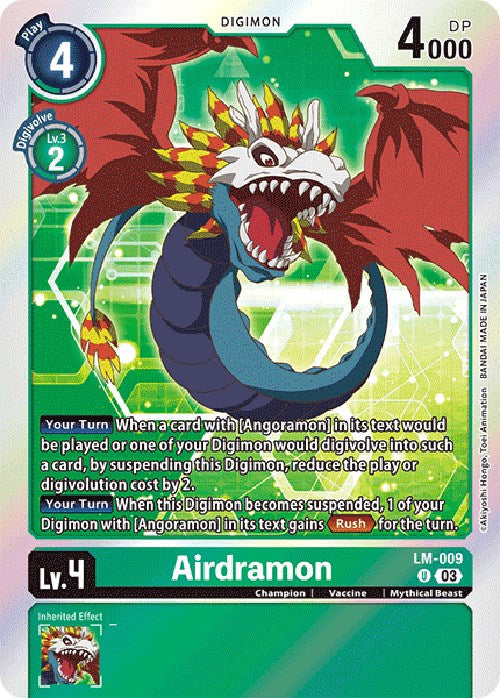 Airdramon (English Exclusive) [LM-009 U] [Exceed Apocalypse] Foil