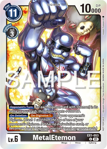 MetalEtemon (Official Tournament Pack Vol.12) [EX1-053] [Classic Collection] Foil