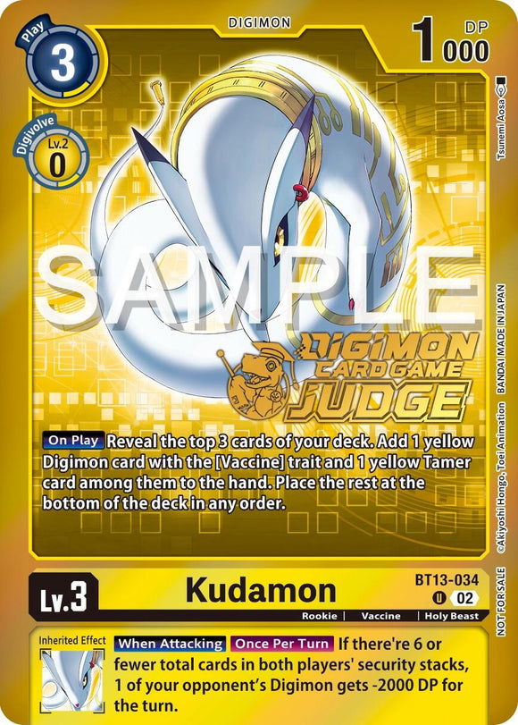 Kudamon (Judge Pack 5) [BT13-034] [Versus Royal Knights] Foil
