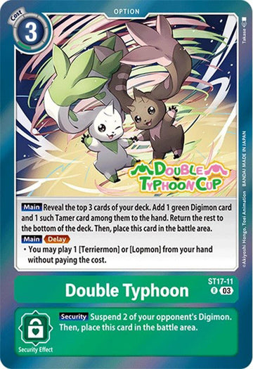 Double Typhoon [ST17-11] [Starter Deck 17: Double Typhoon Advanced Deck Set Pre-Release Cards] Foil
