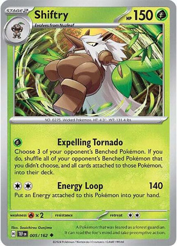 Shiftry [005/162] [Temporal Forces] Reverse Holofoil