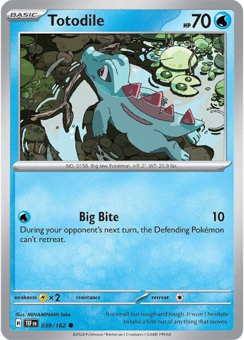 Totodile [039/162] [Temporal Forces] Reverse Holofoil