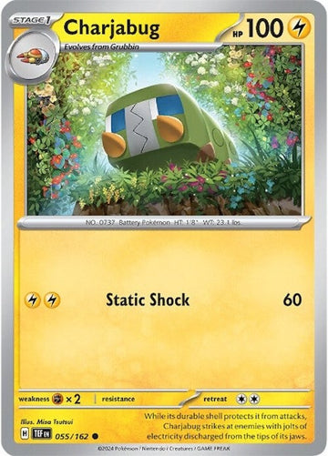 Charjabug [055/162] [Temporal Forces] Reverse Holofoil
