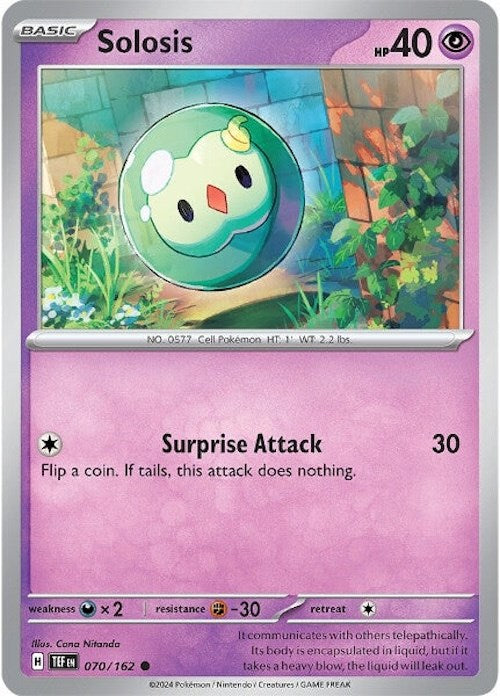 Solosis [070/162] [Temporal Forces] Reverse Holofoil