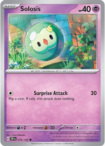 Solosis [070/162] [Temporal Forces] Reverse Holofoil