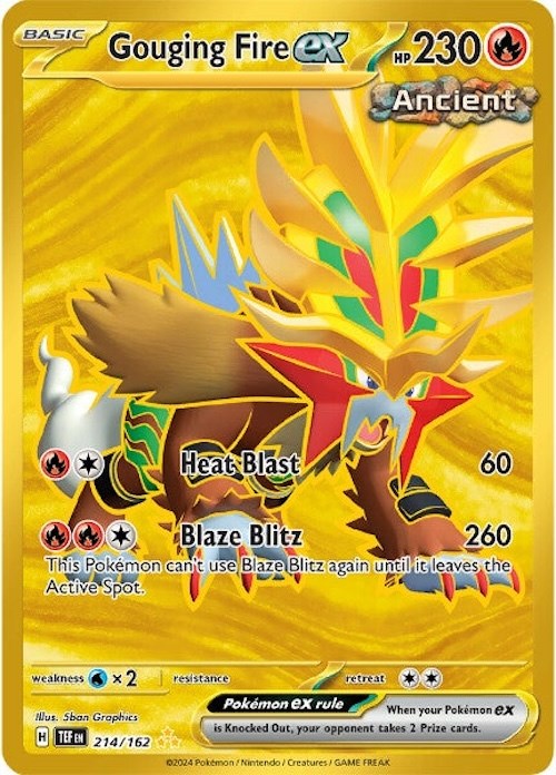 Gouging Fire ex [214/162] [Temporal Forces] Holofoil