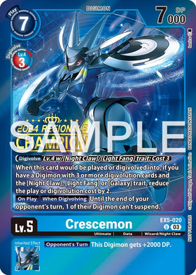 Crescemon (2024 Regionals Champion) [EX5-020] [Animal Colosseum] Foil