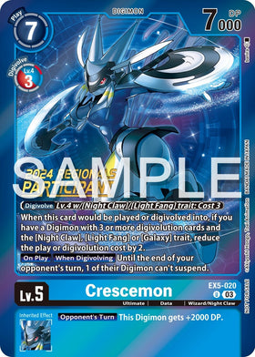Crescemon (2024 Regionals Participant) [EX5-020 U] [Animal Colosseum] Foil