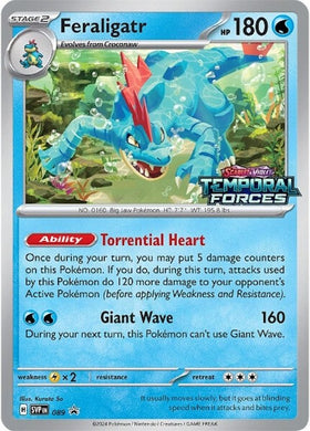 Feraligatr (Scarlet & Violet Promo Cards Stamped) [089] [Scarlet & Violet Promo Cards] Holofoil