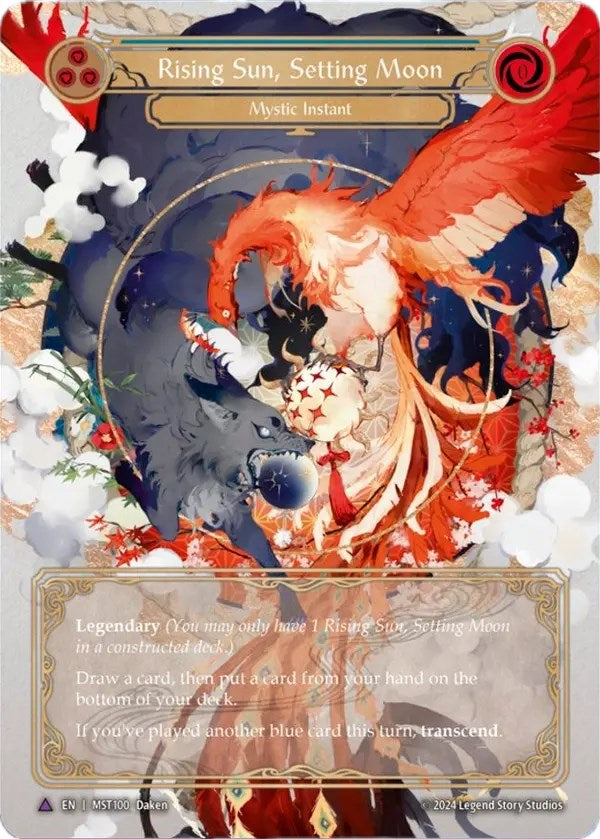 Rising Sun, Setting Moon (Marvel) [MST100] [Part the Mistveil] Cold Foil
