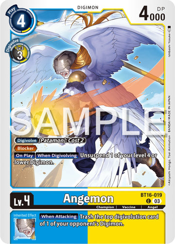Angemon [BT16-019 C] [Beginning Observer]