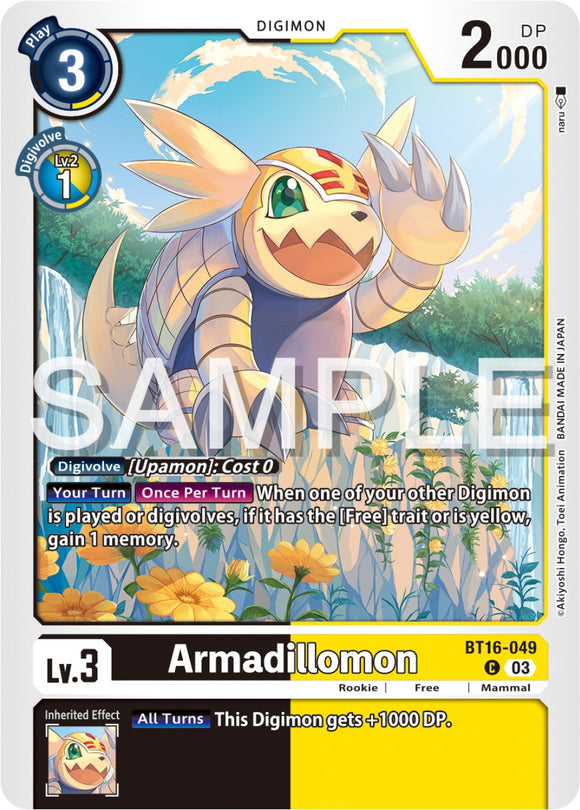 Armadillomon [BT16-049 C] [Beginning Observer]