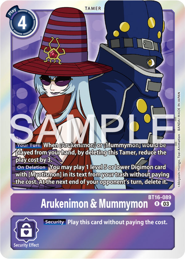 Arukenimon & Mummymon [BT16-089] [Beginning Observer] Foil