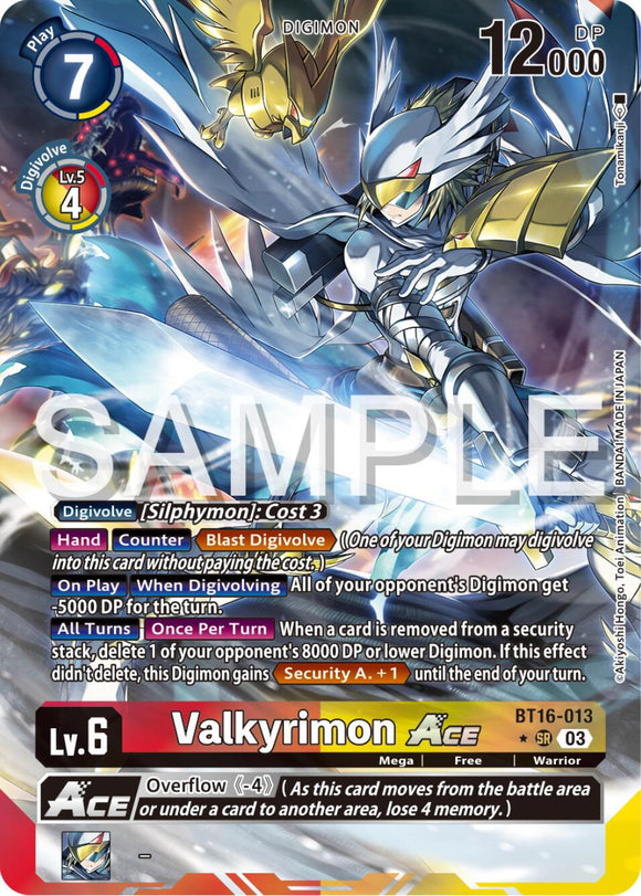 Valkyrimon ACE (Alternate Art) [BT16-013] [Beginning Observer] Foil