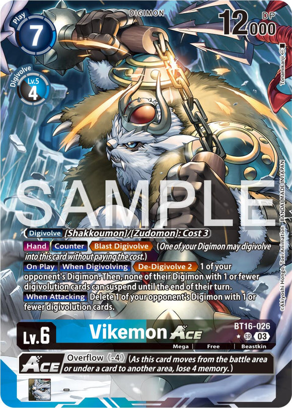 Vikemon ACE (Alternate Art) [BT16-026] [Beginning Observer] Foil