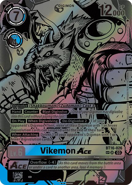 Vikemon ACE (Textured) [BT16-026] [Beginning Observer] Foil
