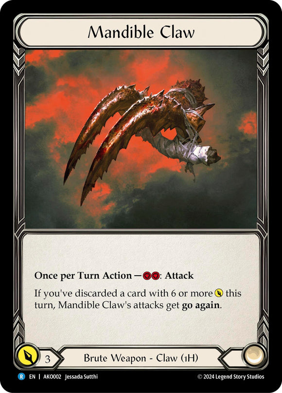 Mandible Claw [AKO002] [Armory Deck: Kayo]
