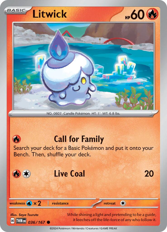 Litwick [036/167] [Twilight Masquerade] Reverse Holofoil