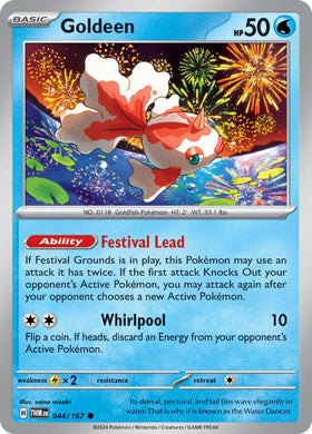 Goldeen [044/167] [Twilight Masquerade] Reverse Holofoil