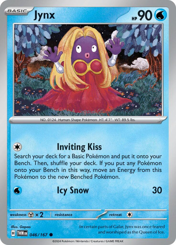 Jynx [046/167] [Twilight Masquerade] Reverse Holofoil