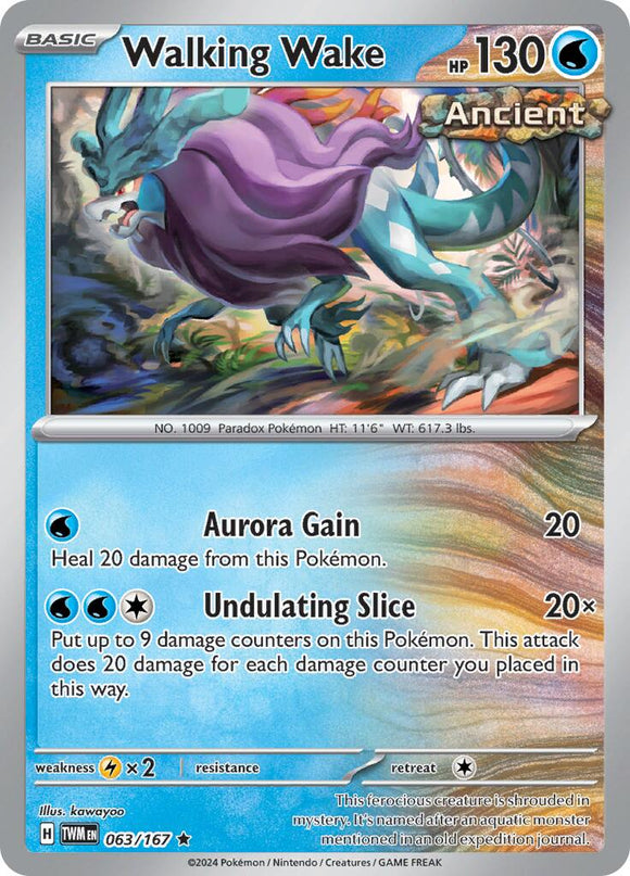 Walking Wake [063/167] [Twilight Masquerade] Reverse Holofoil