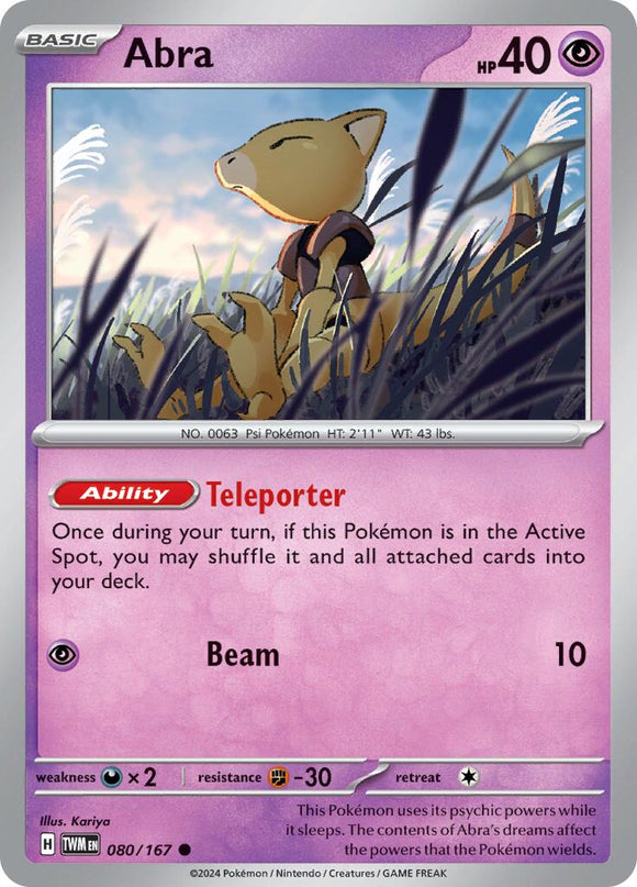 Abra [080/167] [Twilight Masquerade]