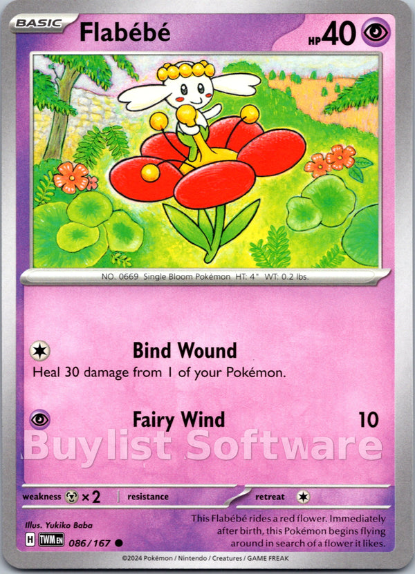 Flabebe [086/167] [Twilight Masquerade] Reverse Holofoil