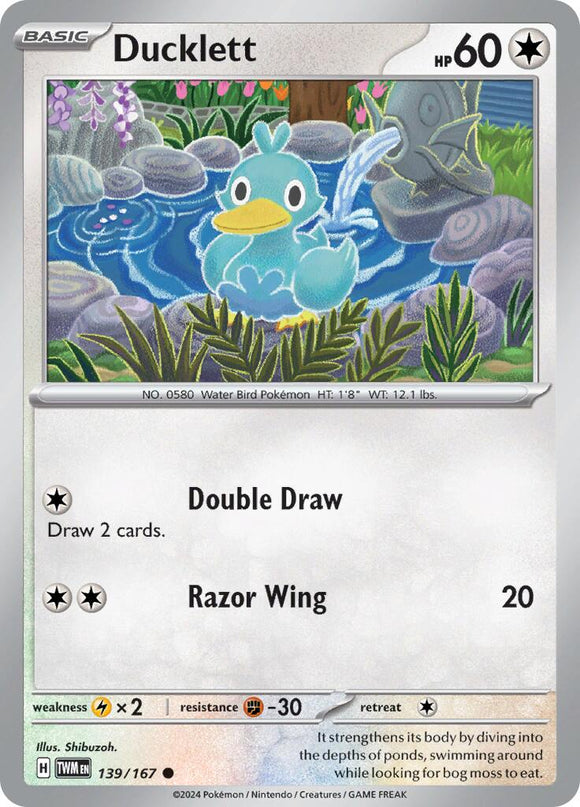 Ducklett [139/167] [Twilight Masquerade] Reverse Holofoil