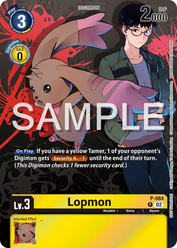 Lopmon (Official Tournament Pack Vol.13) [P-084] [Digimon Promotion Cards] Foil