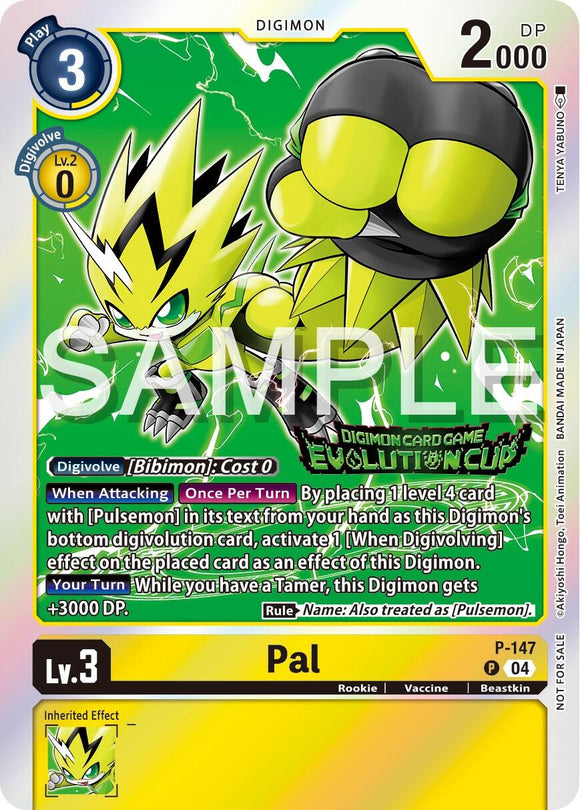 Pal (2024 Evolution Cup) [P-147] [Digimon Promotion Cards] Foil