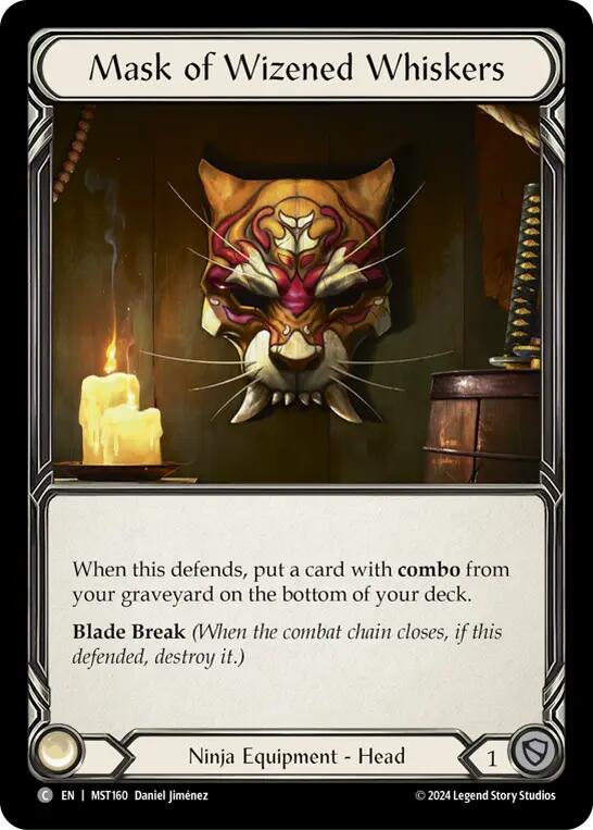 Mask of Wizened Whiskers [MST160] [Part the Mistveil] Cold Foil