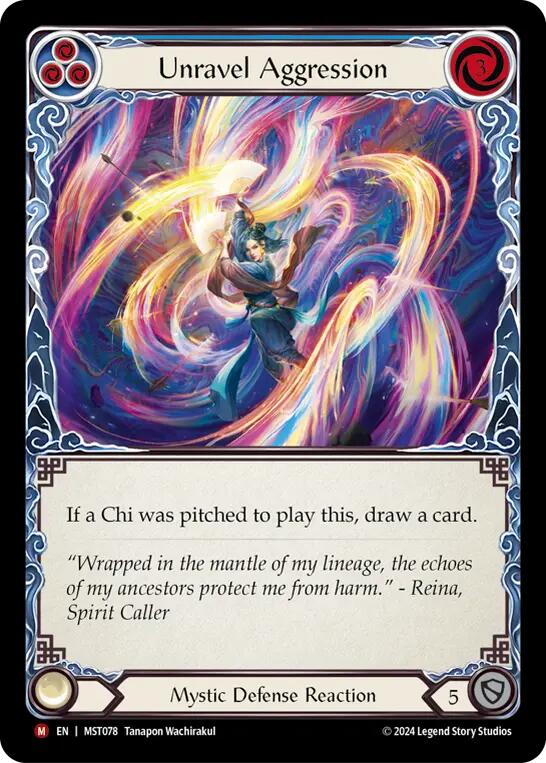 Unravel Aggression [MST078] [Part the Mistveil] Rainbow Foil