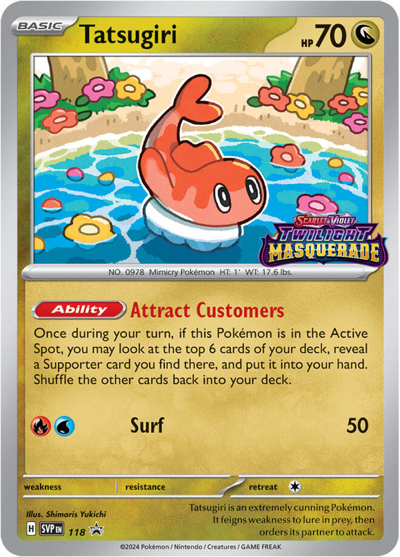 Tatsugiri [118] [Scarlet & Violet Promo Cards] Holofoil