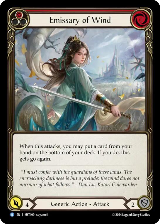 Emissary of Wind [MST199] [Part the Mistveil] Rainbow Foil