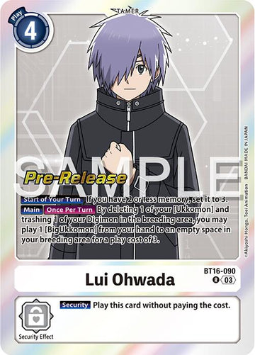 Lui Ohwada [BT16-090] [Beginning Observer Pre-Release Cards] Foil
