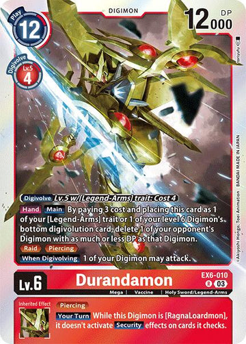 Durandamon [EX6-010] [Infernal Ascension] Foil
