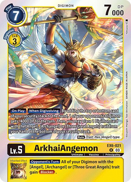 ArkhaiAngemon [EX6-021 R] [Infernal Ascension] Foil