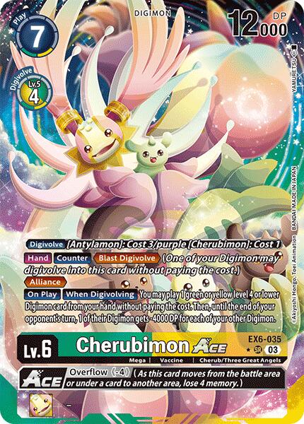 Cherubimon ACE (Alternate Art) [EX6-035] [Infernal Ascension] Foil