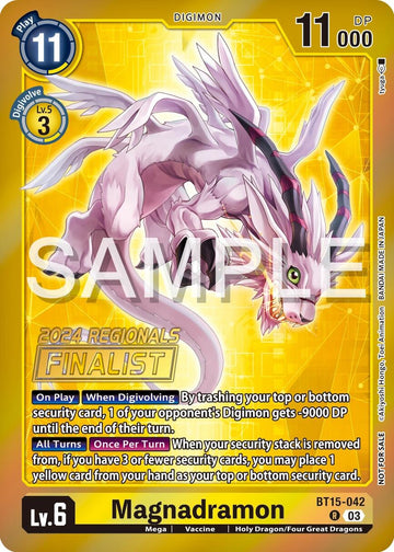 Magnadramon (2024 Regionals Finalist) [BT15-042] [Exceed Apocalypse] Foil
