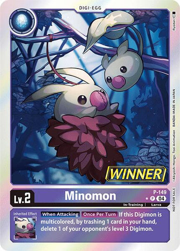 Minomon (Store Tournament 2024 Jul. - Sep. Winner Pack) [P-149] [Digimon Promotion Cards] Foil