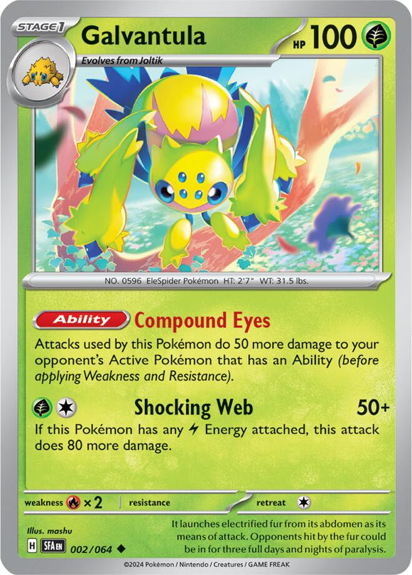 Galvantula [002/064] [Shrouded Fable] Reverse Holofoil