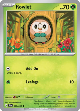 Rowlet [003/064] [Shrouded Fable]