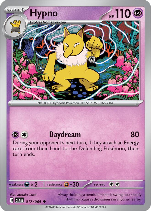 Hypno [017/064] [Shrouded Fable] Reverse Holofoil